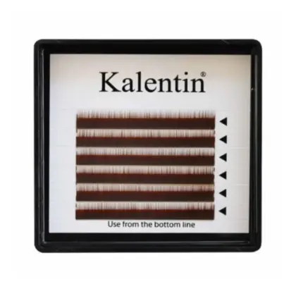 Kalentin Eyebrow Extensions - Curl I Brown 7mm